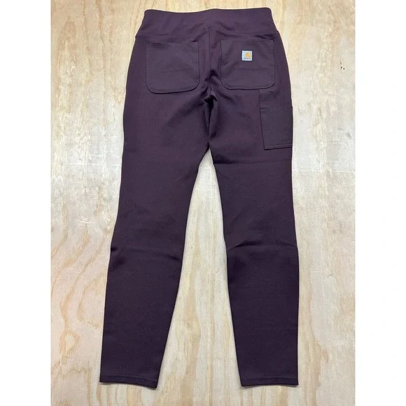 Carhartt Force Utility Leggings Womens Small Purple Fitted Work Pants 102482 - Picture 5 of 7